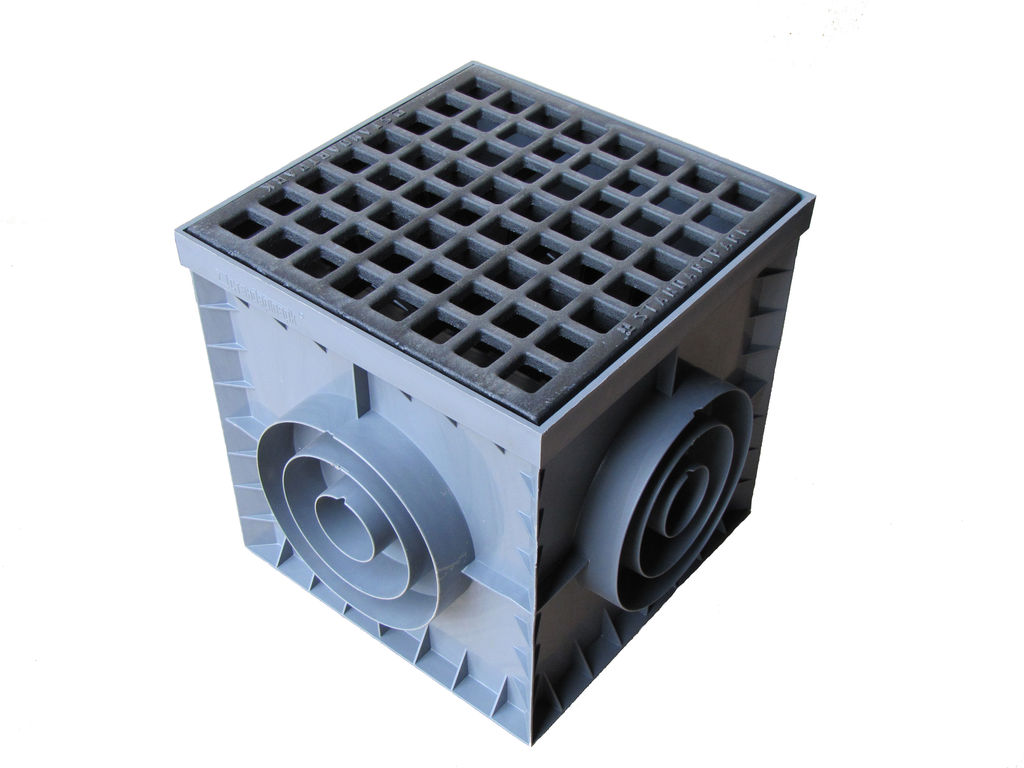 Дождеприемник PolyMax Basic ДП–30.30-ПП черн. с РВ яч. ВЧ кл.С (к-т) 08302-Ч купить в Санкт-Петербурге