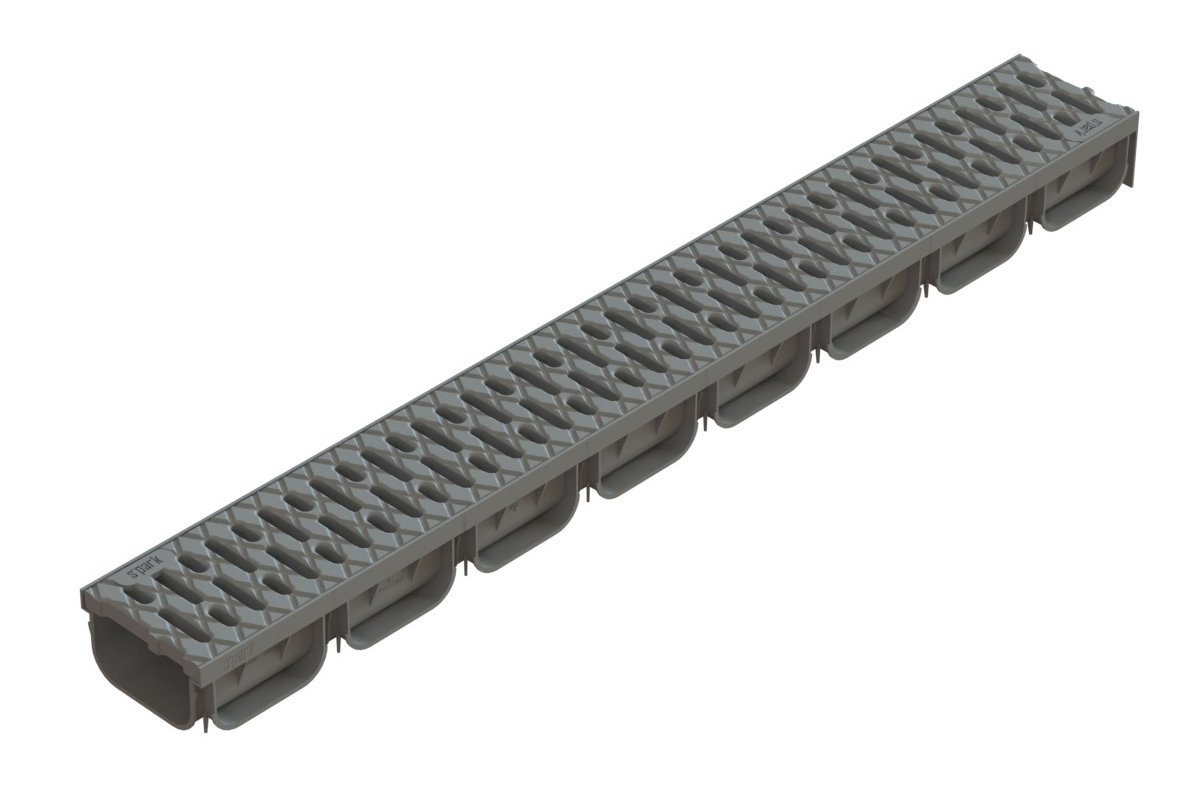 Комплект: Лоток  Spark ЛВ-10.14.07-ПП с РВ ПП пластиковый+решетка пластик купить в Санкт-Петербурге