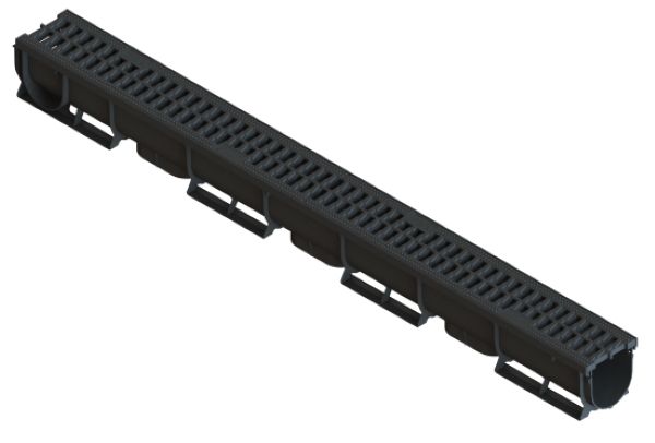 Комплект: Лоток Spark ЛВ–07.09.09-ПП с РВ ПП кл.А пластиковый + пластиковая ячеистая решетка купить в Санкт-Петербурге