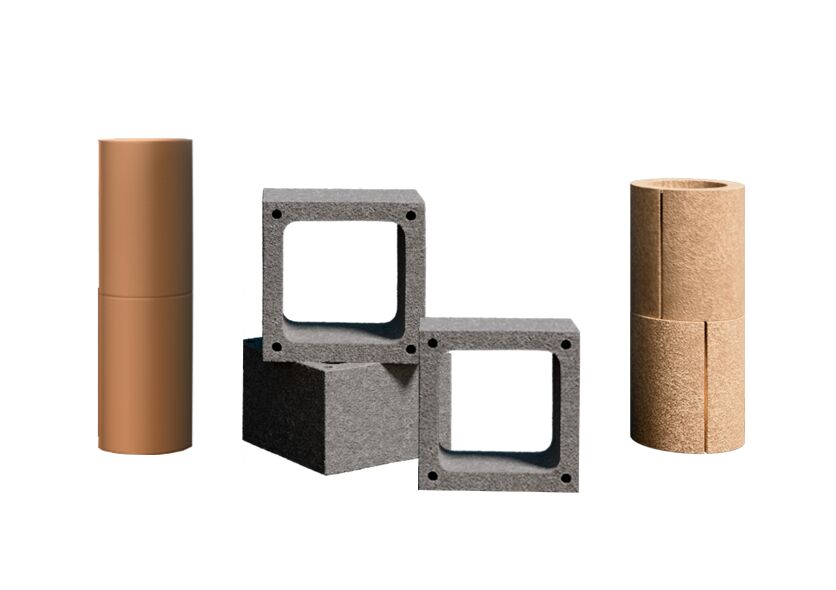 Линейная часть керамического дымохода УНИВЕРСАЛ D180 H0,66м КераСтиль купить в Санкт-Петербурге