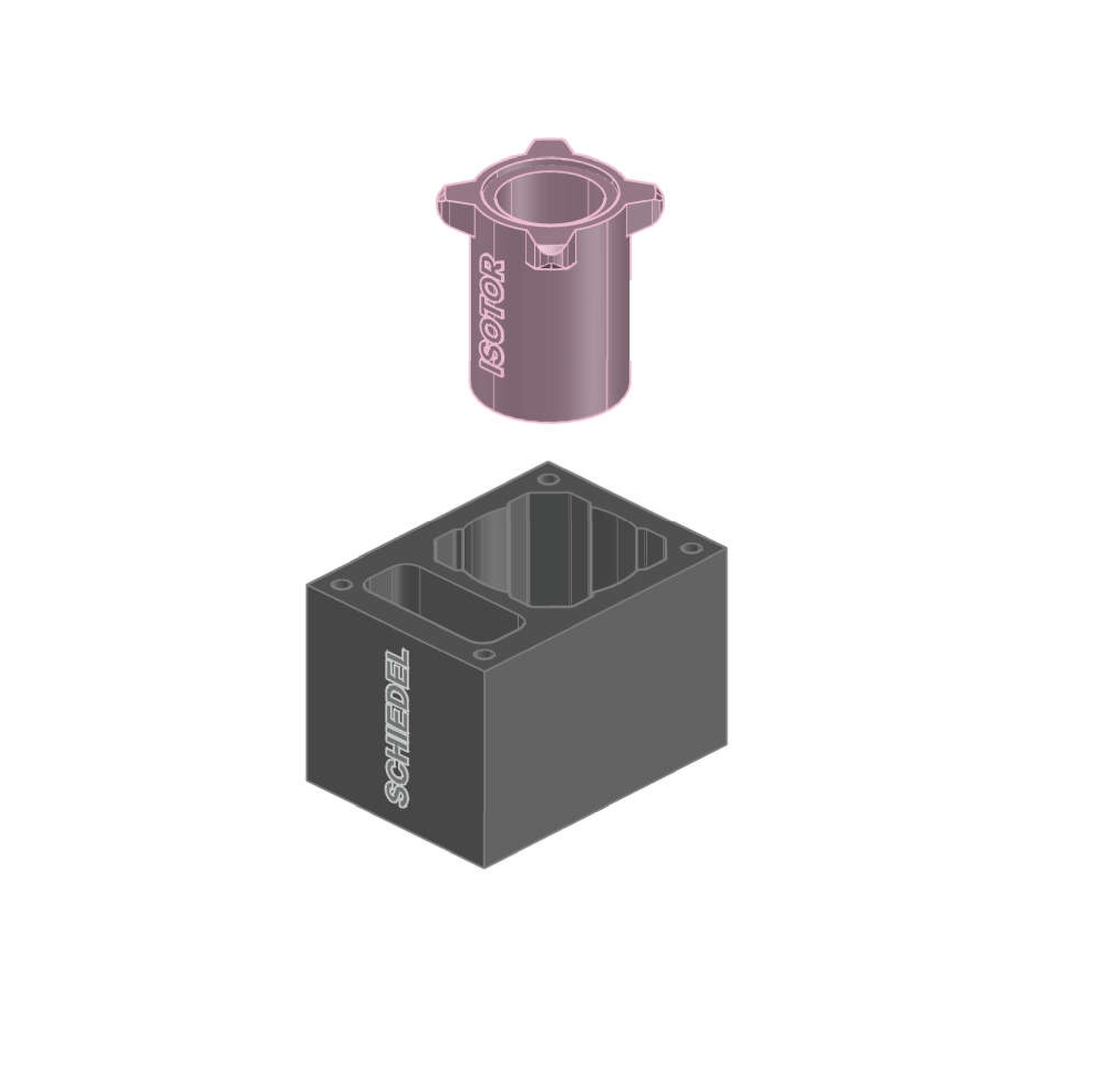 ISOTOR Комплект дымохода с ВЕНТ каналом с диффузорами 0,33м Ø25см Schiedel купить в Санкт-Петербурге