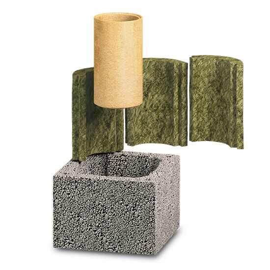 Комплект керамического дымохода D=200, h=9 метров, AWT купить в Санкт-Петербурге