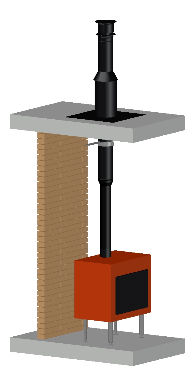 Permeter Ultra 25мм D200мм 7м черный/серый (насадной монтаж) Schiedel купить в Санкт-Петербурге