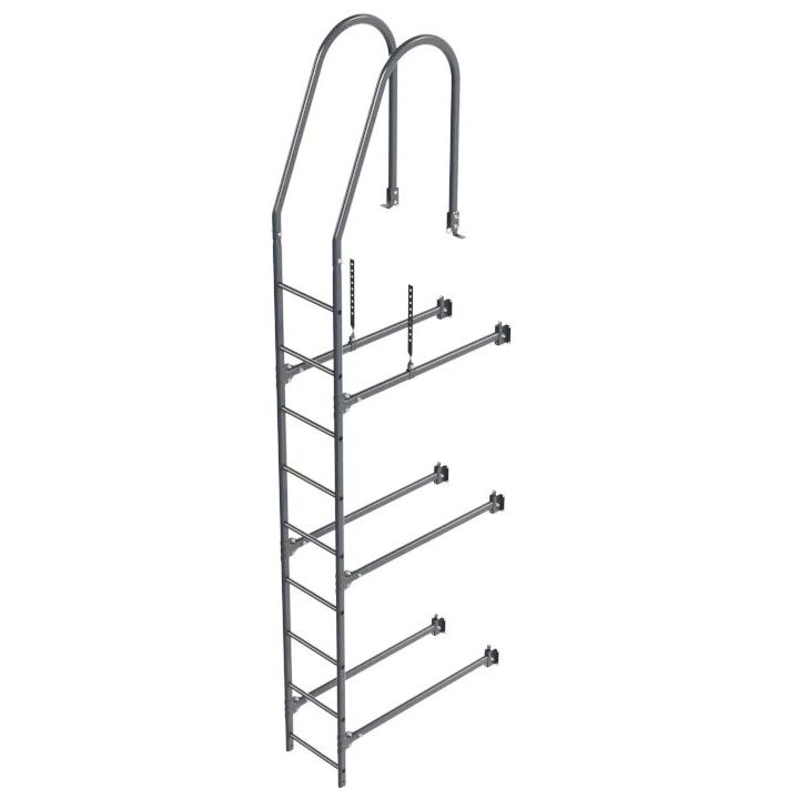 Комплект фасадной лестницы Borge (Верхняя секция) 2,7м  купить в Санкт-Петербурге