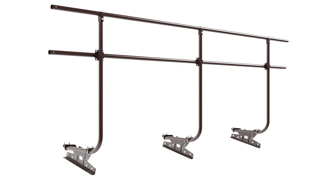 Кровельное ограждение Borge для фальцевой кровли 3м H=1200 купить в Санкт-Петербурге