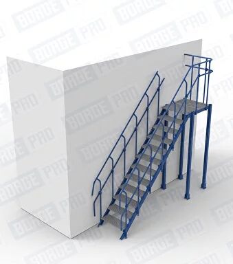 Марш лестницы 2.5м В-1200мм BORGE купить в Санкт-Петербурге