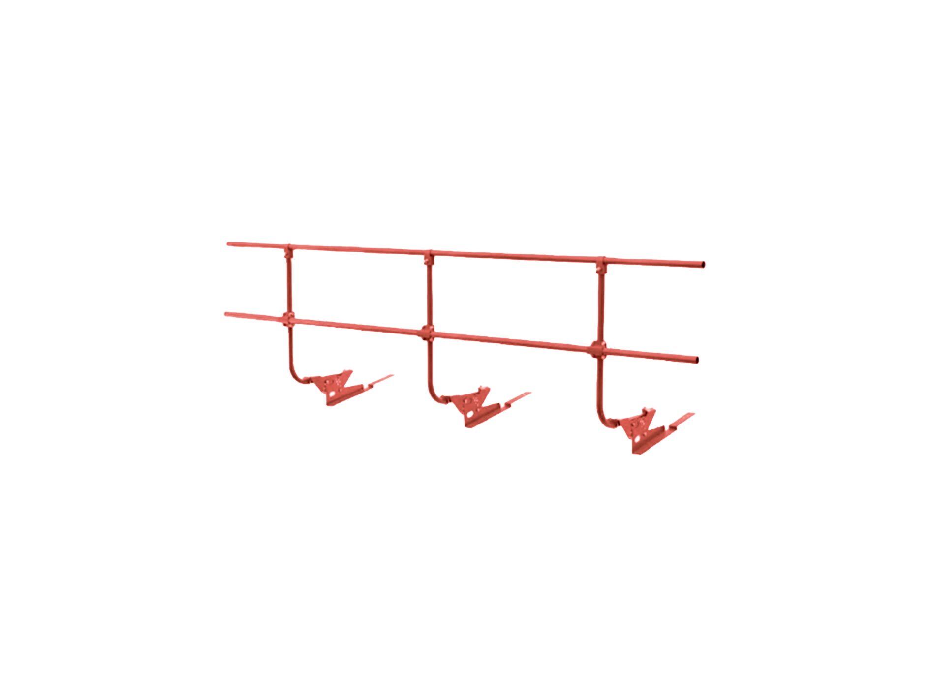 Ограждение кровельное 3м H-90см для композитной черепицы BORGE купить в Санкт-Петербурге