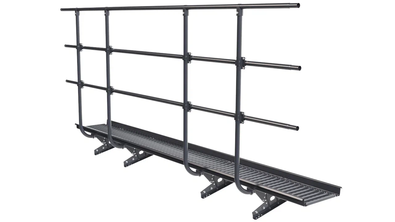 Мостик переходной с ограждением 3м Н-120см для фальца BORGE купить в Санкт-Петербурге