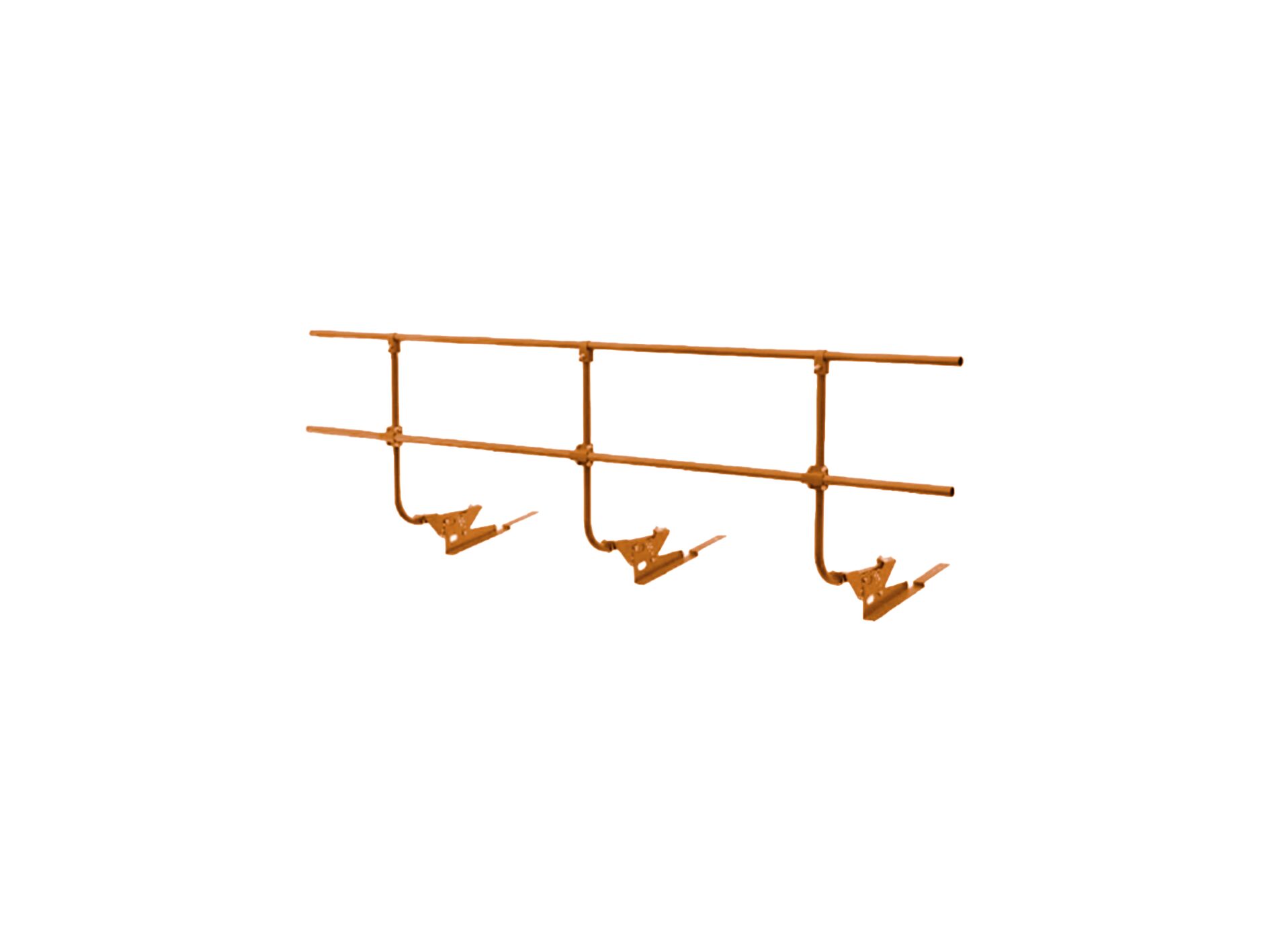 Ограждение кровельное 3м H-90см для композитной черепицы BORGE купить в Санкт-Петербурге