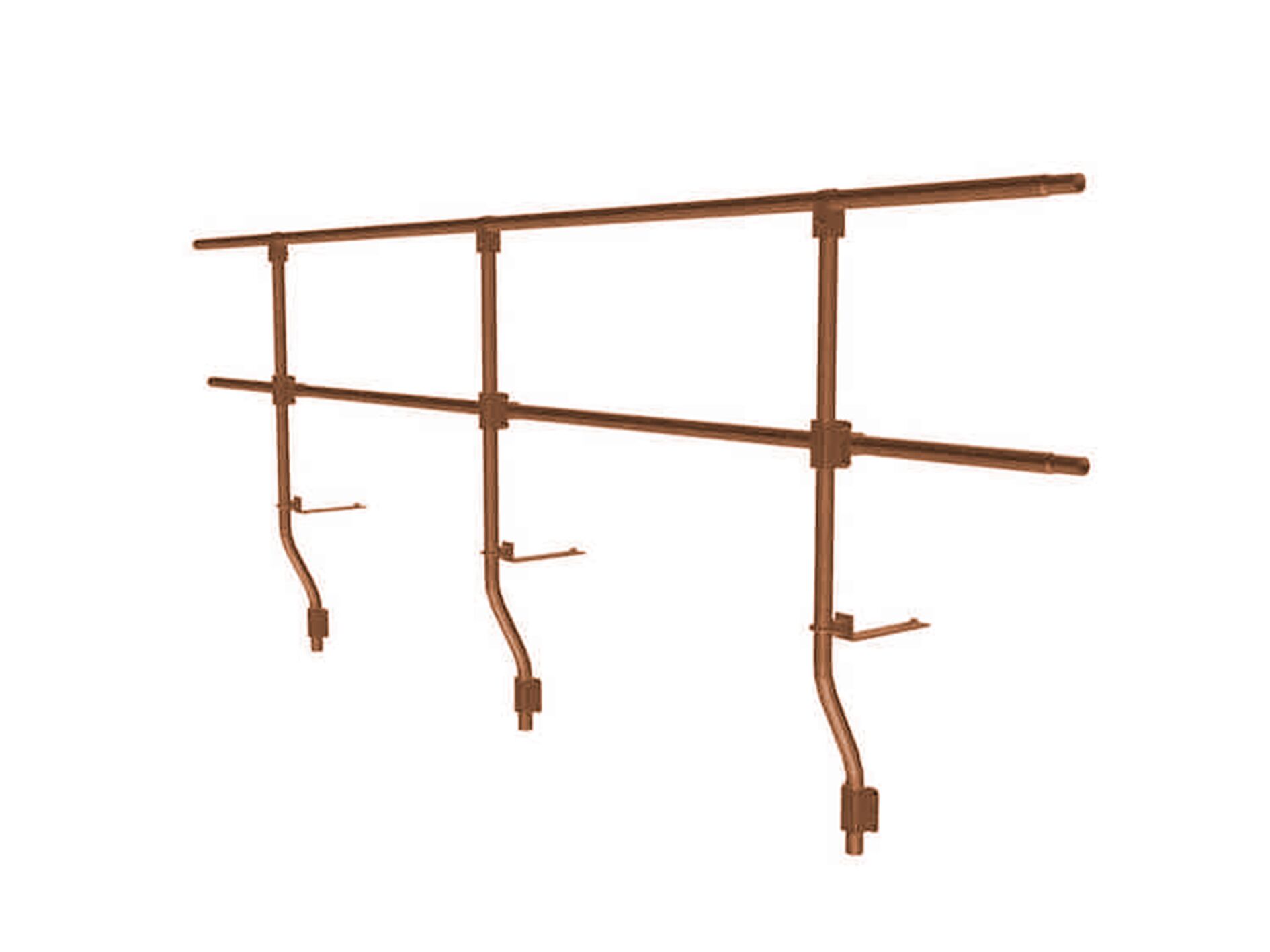 Ограждение парапетное 3м H-120см BORGE купить в Санкт-Петербурге