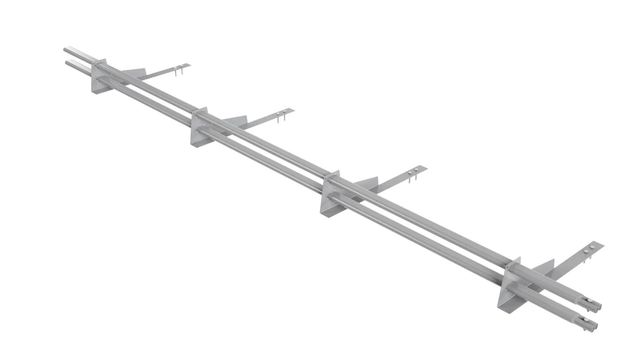 Снегозадержатель трубчатый BORGE для битумной черепицы 3м купить в Санкт-Петербурге