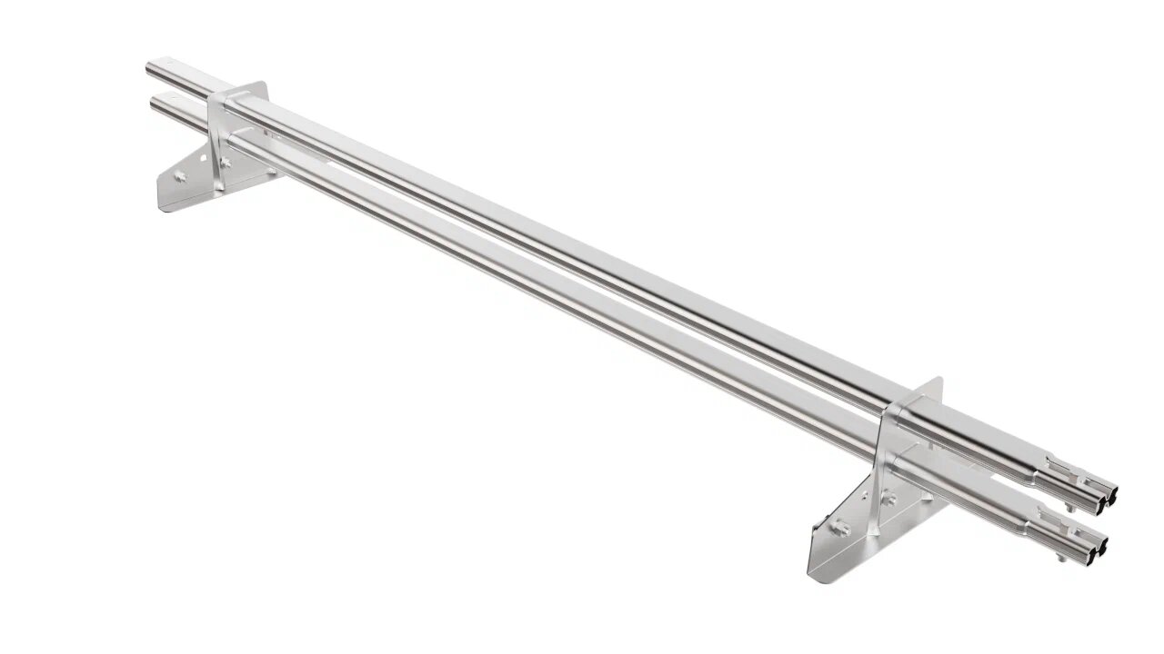 Снегозадержатель трубчатый 2оп 1.5м для фальца оцинковка BORGE купить в Санкт-Петербурге