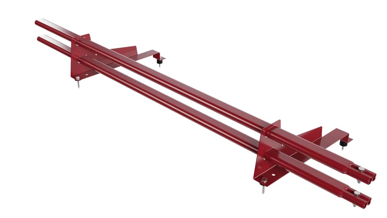 Снегозадержатель трубчатый 2оп 1.5м д/МЧ с выс. ступ 400мм BORGE купить в Санкт-Петербурге