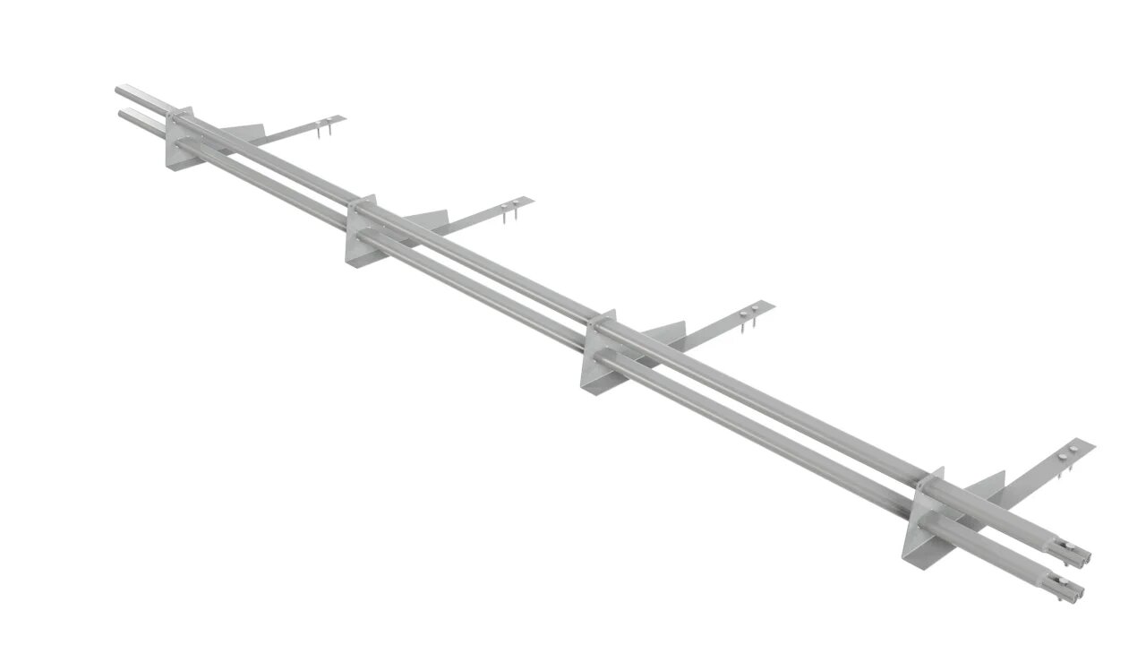Снегозадержатель трубчатый BORGE для битумной черепицы 3м купить в Санкт-Петербурге