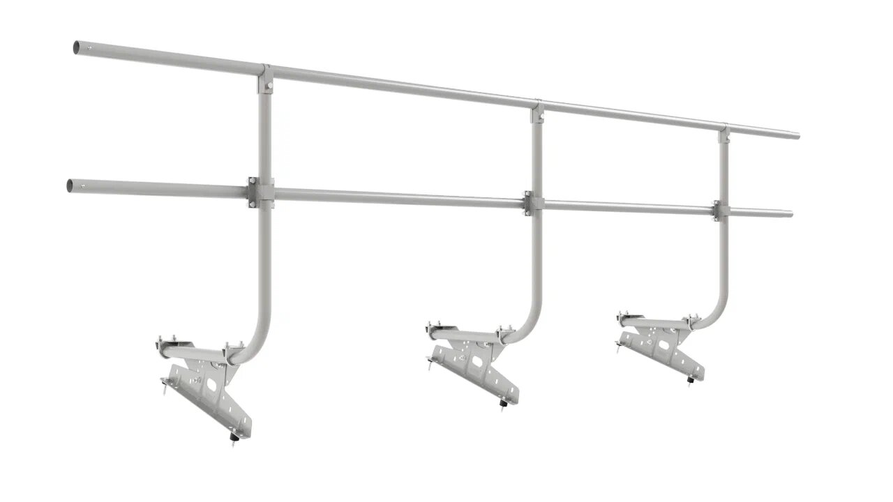 Кровельное ограждение Borge для металлочерепицы и битумной черепицы 3м H=900 купить в Санкт-Петербурге