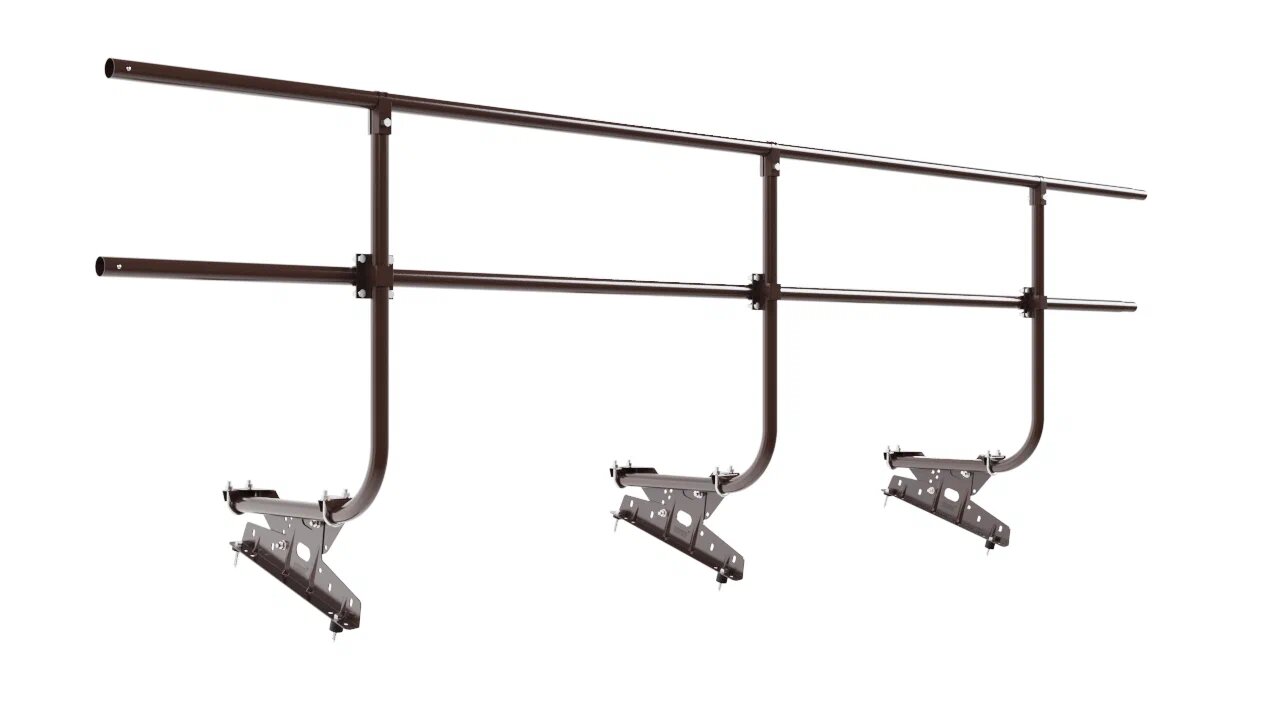 Кровельное ограждение Borge для металлочерепицы и битумной черепицы 3м H=900 купить в Санкт-Петербурге