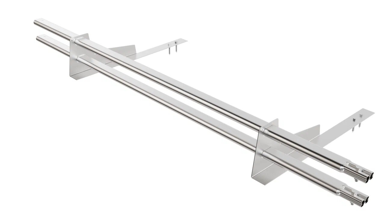 Снегозадержатель трубчатый 2оп 1.5м для гибкой черепицы оцинковка BORGE купить в Санкт-Петербурге