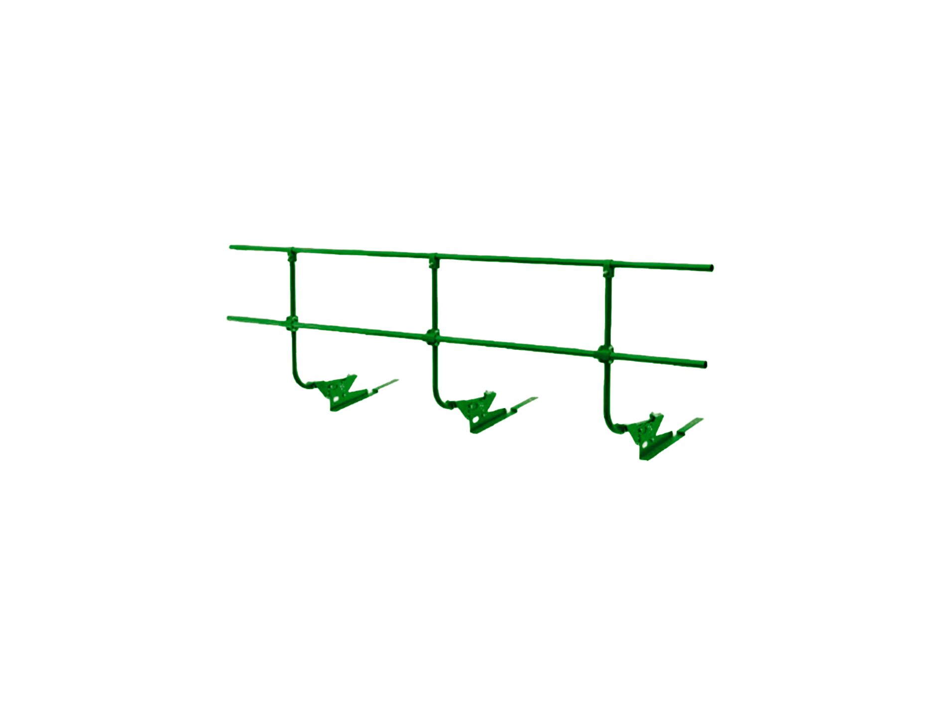 Ограждение кровельное 3м H-90см для композитной черепицы BORGE купить в Санкт-Петербурге