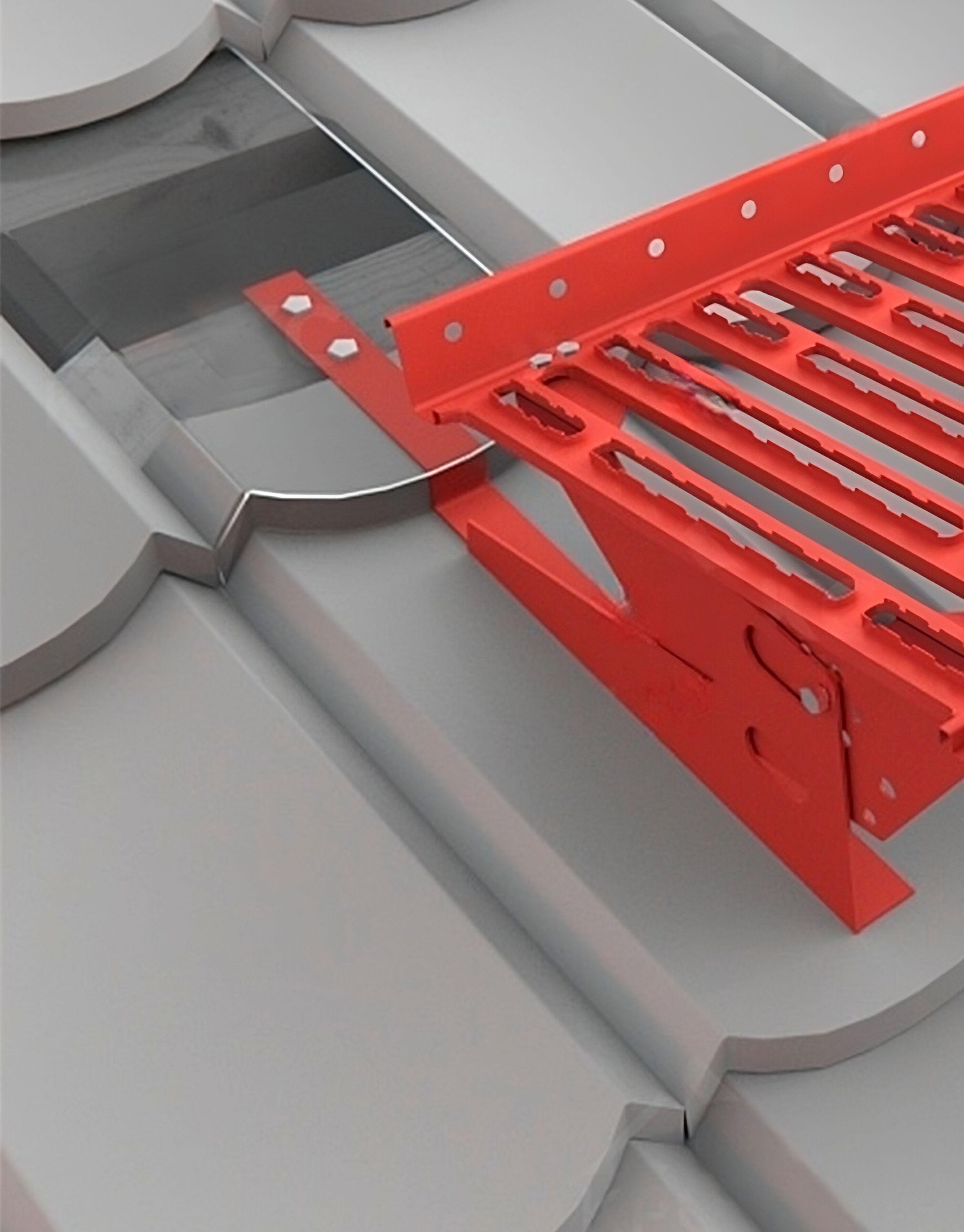 Ступень кровельная для композитной кровли оцинковка BORGE купить в Санкт-Петербурге