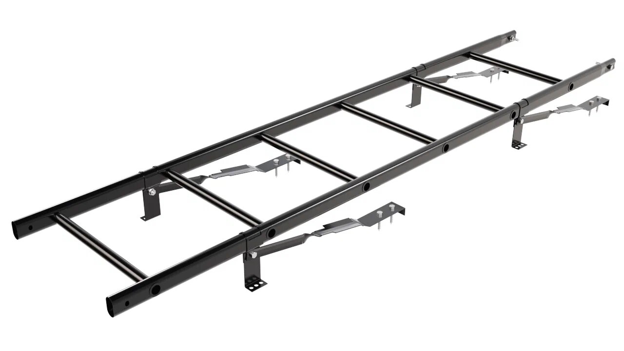 Комплект кровельной лестницы Borge для натуральной черепицы, матовый,1,8 м купить в Санкт-Петербурге