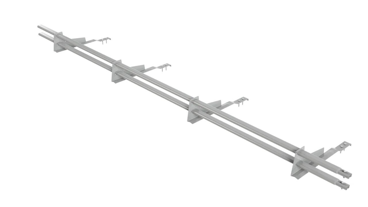 Снегозадержатель трубчатый BORGE для натуральной черепицы   3м купить в Санкт-Петербурге