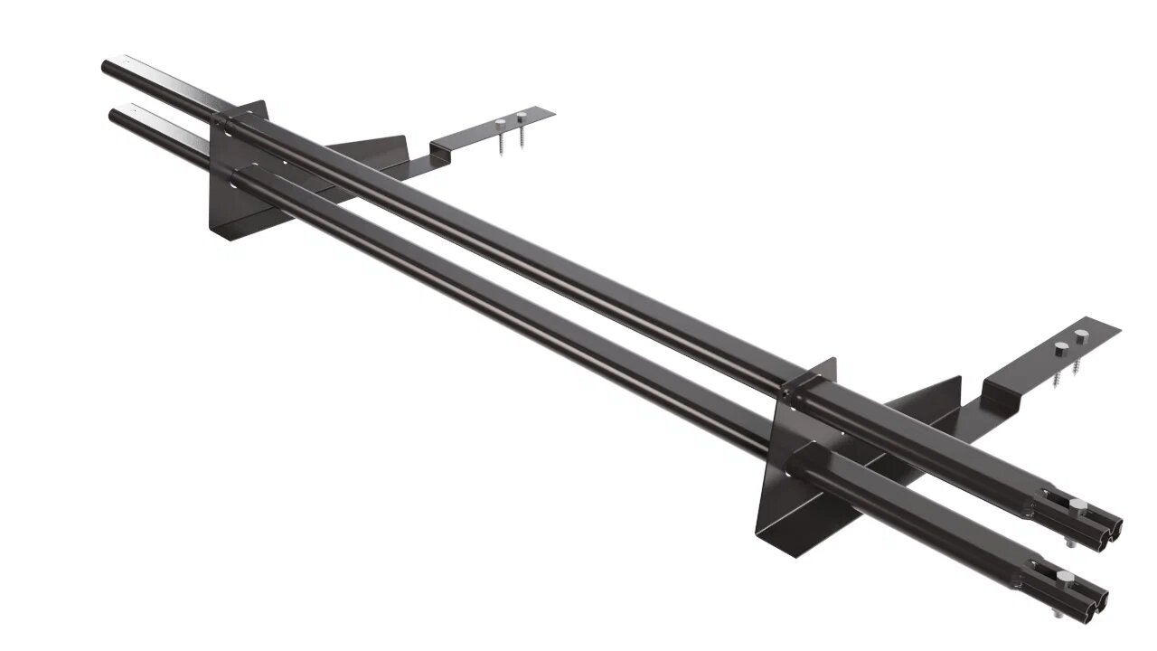 Снегозадержатель трубчатый 2оп 1.5м для композитной черепицы BORGE купить в Санкт-Петербурге