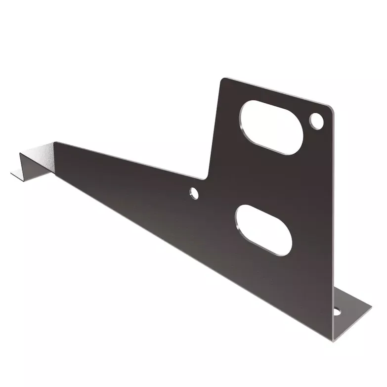 Универсальный кронштейн д/МЧ с высокой ступенькой оцинкованный 400мм BORGE купить в Санкт-Петербурге