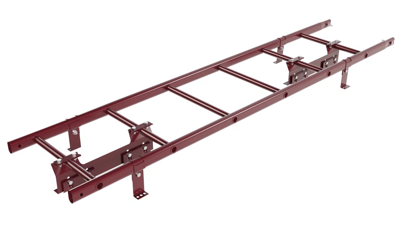 Комплект кровельной лестницы Borge для фальцевой кровли, 1,8 м купить в Санкт-Петербурге