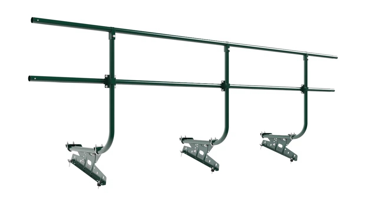 Кровельное ограждение Borge для металлочерепицы и битумной черепицы 3м H=900 купить в Санкт-Петербурге