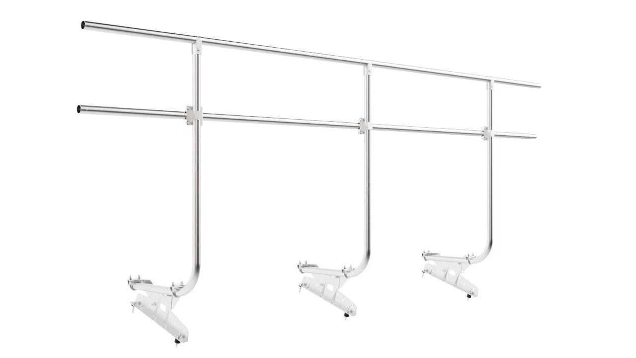 Ограждение кровельное 3м H-120см оцинковка BORGE купить в Санкт-Петербурге