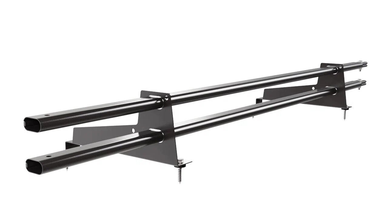 Снегозадержатель трубчатый 2оп 1.5м д/МЧ с выс. ступ матовый 350мм BORGE купить в Санкт-Петербурге