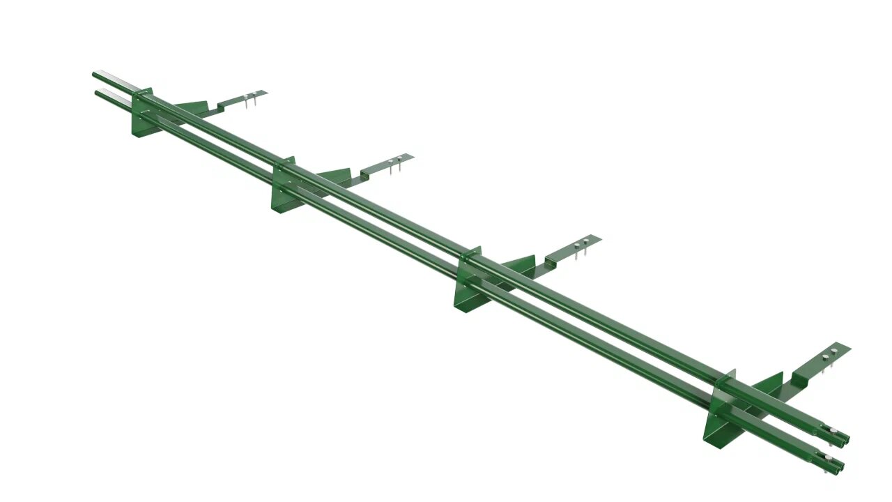 Снегозадержатель трубчатый BORGE для композитной черепицы   3м купить в Санкт-Петербурге