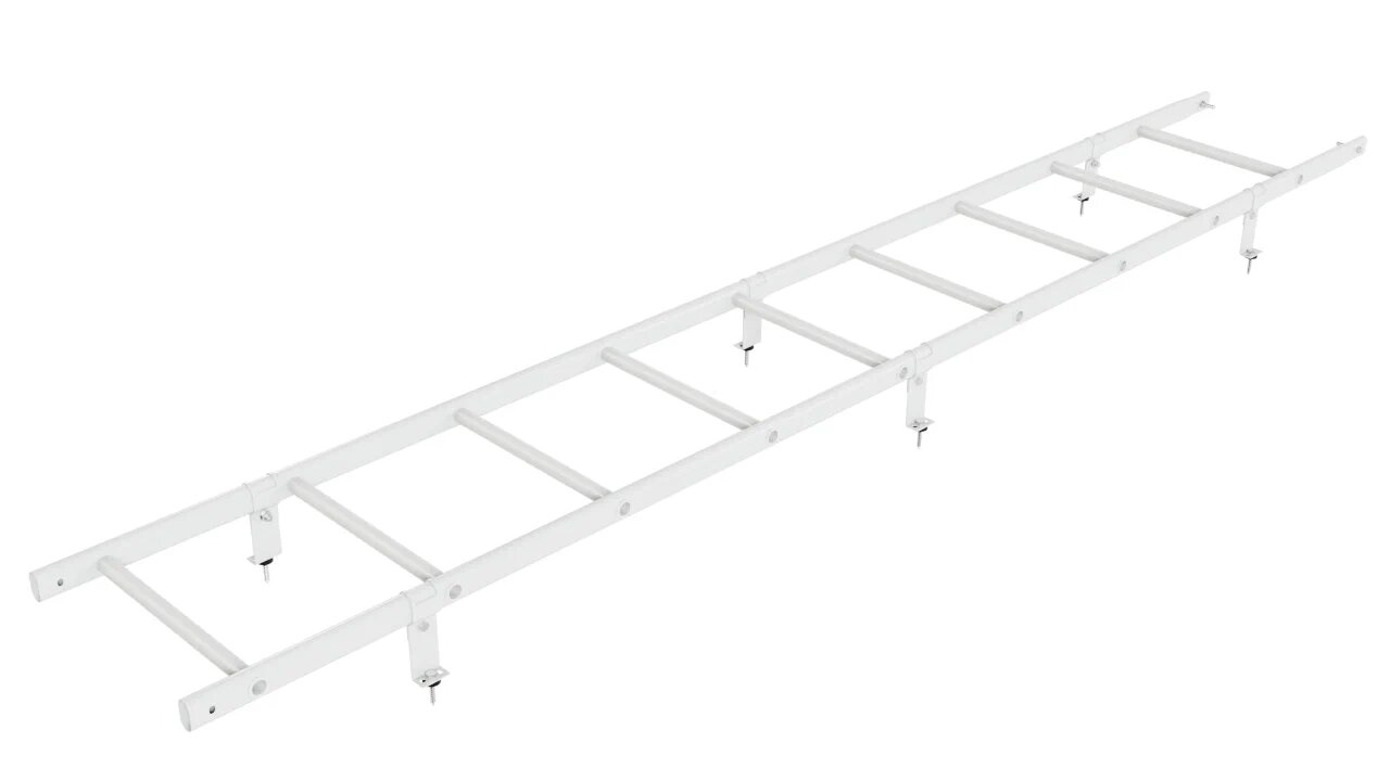 Комплект кровельной лестницы Borge для кровли из металлочерепицы и битумной черепицы, 2,7 м купить в Санкт-Петербурге