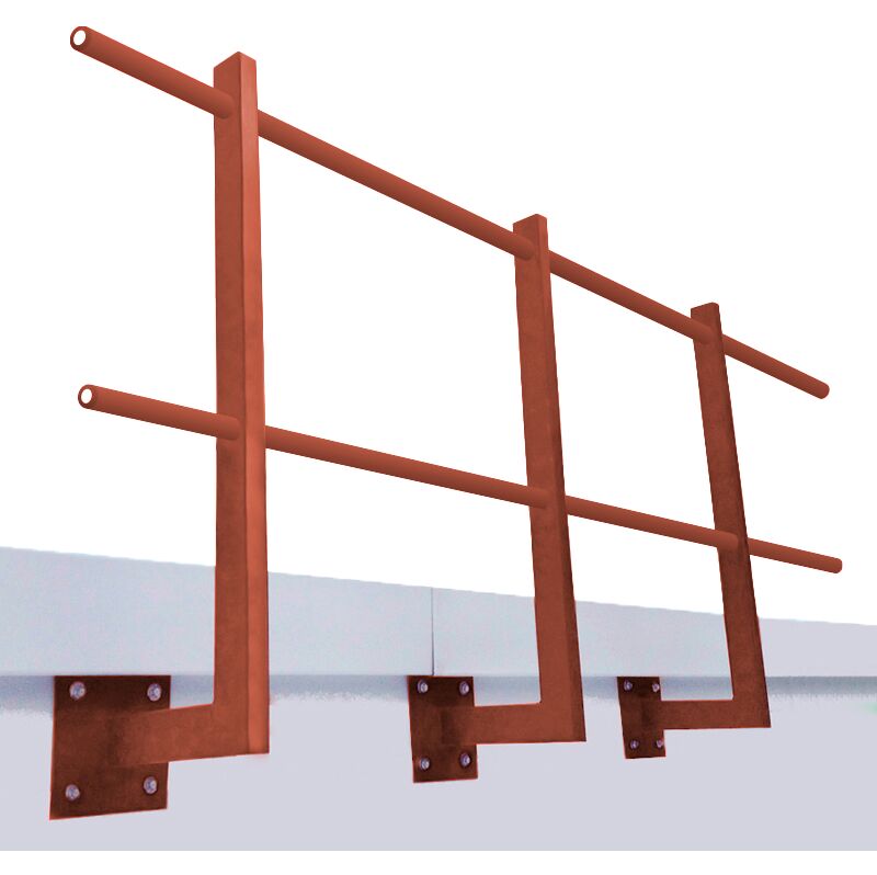 Ограждение парапетное h1.2м длина 3.0м оцинк. D-Bork купить в Санкт-Петербурге