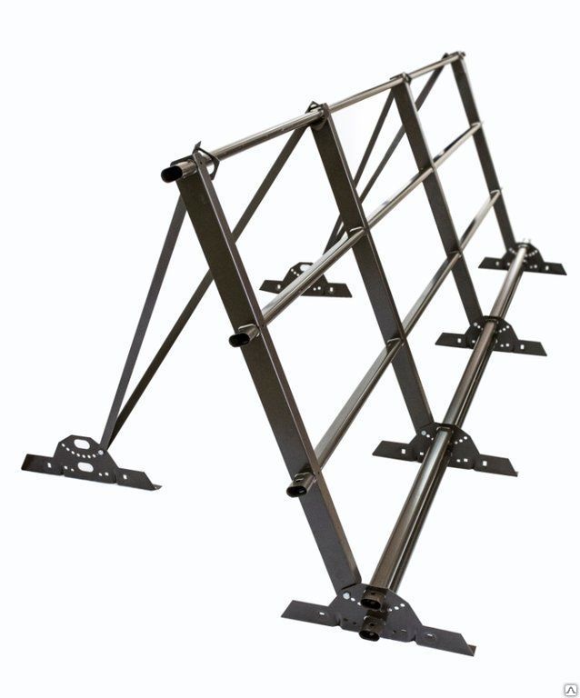 Ограждение для фальцевой кровли Grand Line 1,2 м со снегозадержателем купить в Санкт-Петербурге