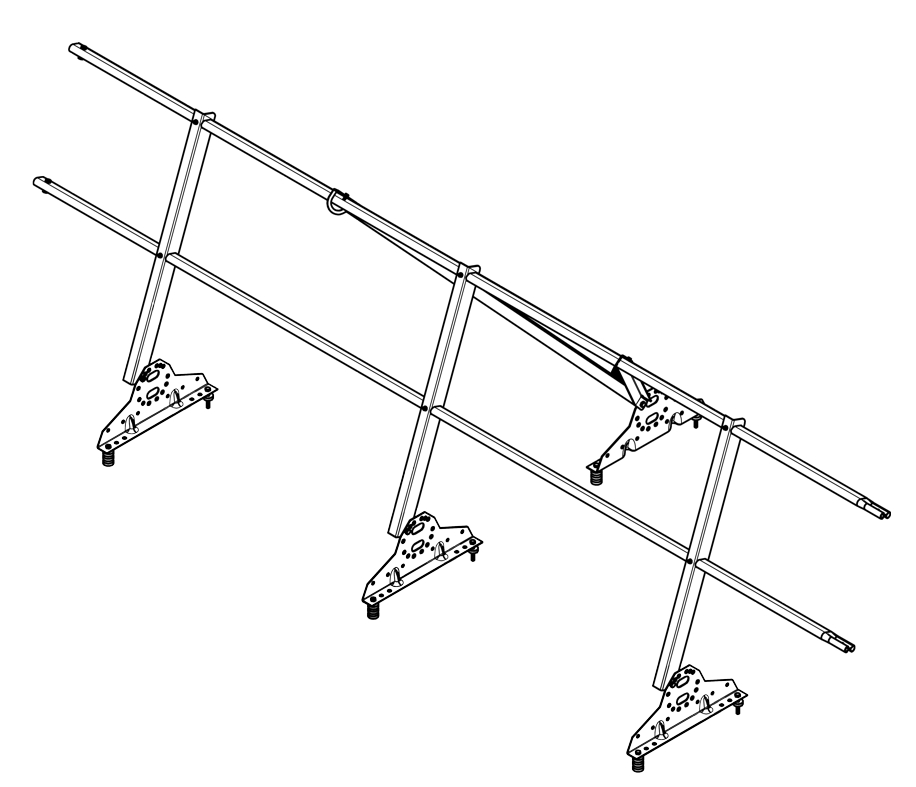 Ограждение фальцевой кровли Grand Line 0,9 м купить в Санкт-Петербурге