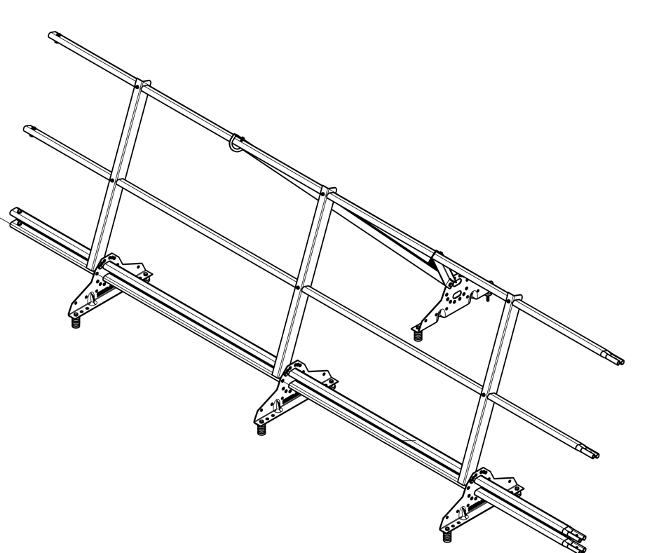 Ограждение фальцевой кровли Grand Line 0,9 м со снегозадержателем купить в Санкт-Петербурге