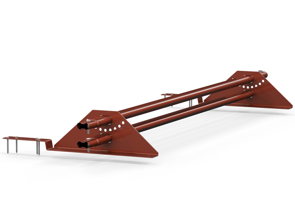 Трубчатый снегозадержатель 3.0м для композитной черепицы LE5 купить в Санкт-Петербурге