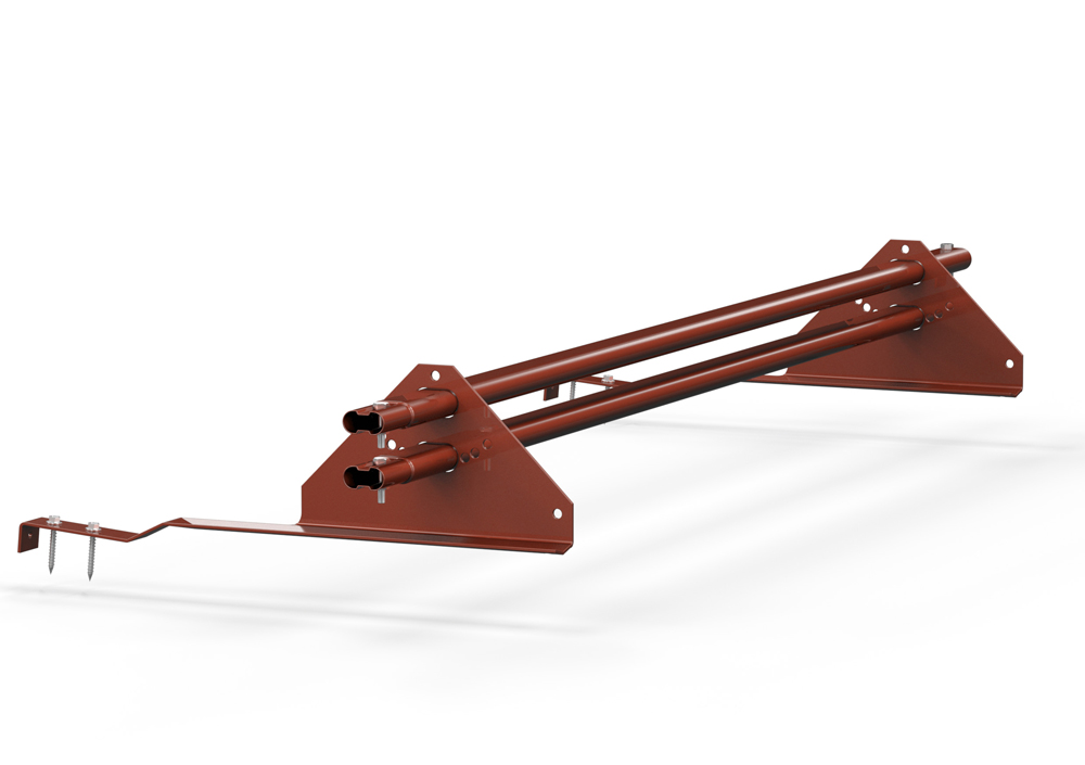 Трубчатый снегозадержатель 3.0м для натуральной черепицы LE8 купить в Санкт-Петербурге