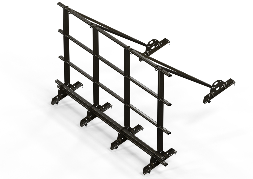 Кровельное ограждение со снегозадержанием для металлочерепицы 5 поперечных труб (Н=1,1 м) купить в Санкт-Петербурге