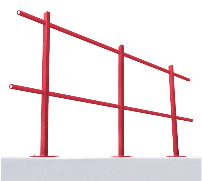 Ограждение парапетное h0.9м 3.0м оцинк. Русь купить в Санкт-Петербурге