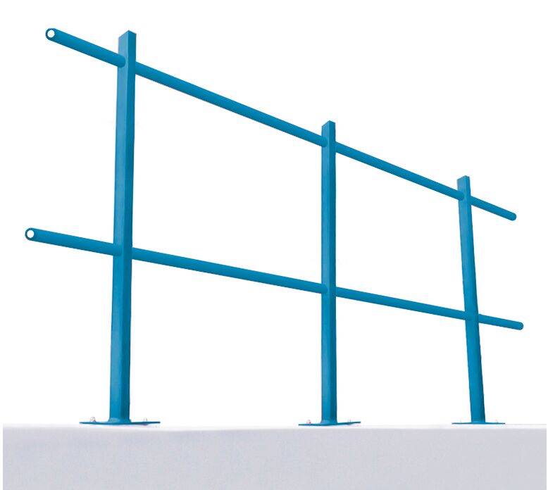 Ограждение парапетное h0.9м 3.0м оцинк. Русь купить в Санкт-Петербурге