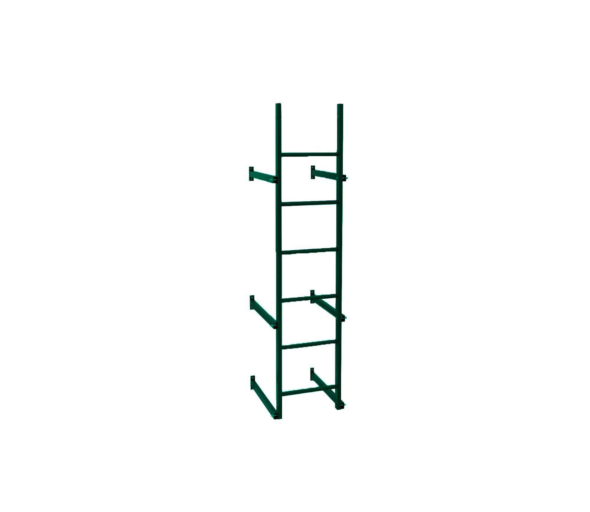 Лестница фасадная (в комплекте с уст. кронштейнами) длина 1.86м неоцинк. Русь купить в Санкт-Петербурге