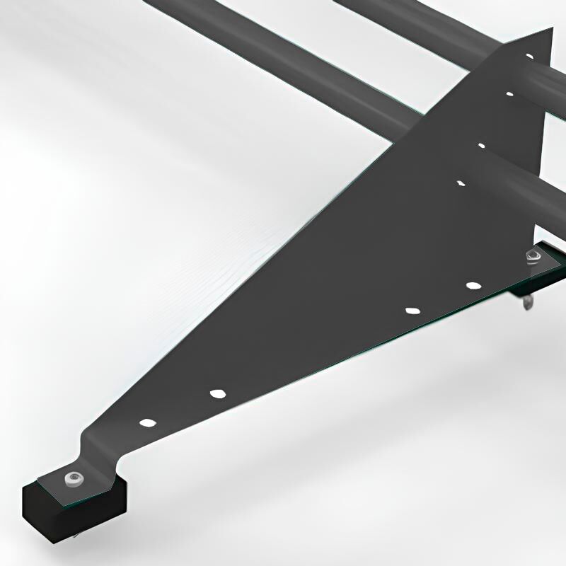 Опора треугольная с уступом для D25  неоцинк. Русь купить в Санкт-Петербурге