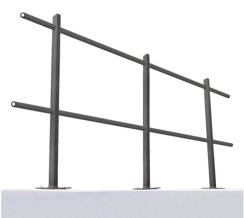 Ограждение парапетное h0.6м 3.0м оцинк. Русь купить в Санкт-Петербурге