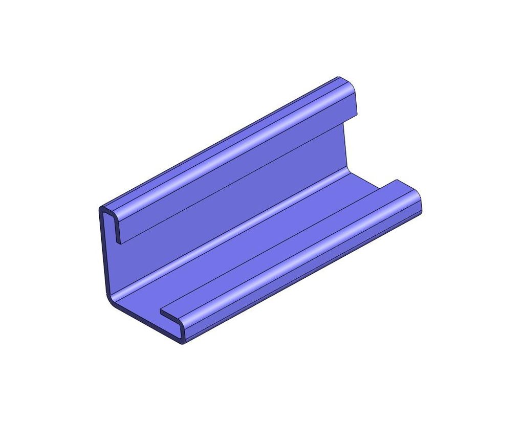 Соединительный элемент решетки снегозадержания цвет под заказ  ТД ФЭЗ толщина стали 1мм купить в Санкт-Петербурге