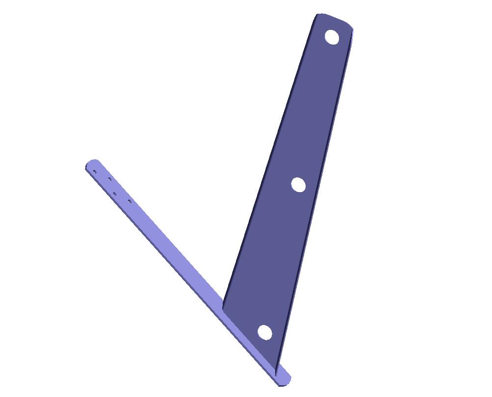 Опора ограждения кровли, совмещенная со снегозадержанием на сланец цвет под заказ  ТД ФЭЗ толщина стали 4мм  купить в Санкт-Петербурге