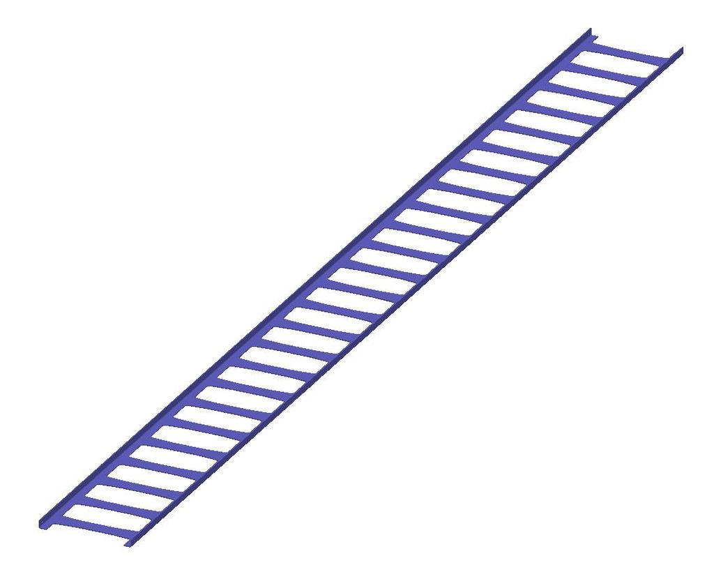 Снегозадерживающая решетка цельнометаллическая 200*2500мм цвет под заказ  ТД ФЭЗ толщина стали 2мм купить в Санкт-Петербурге