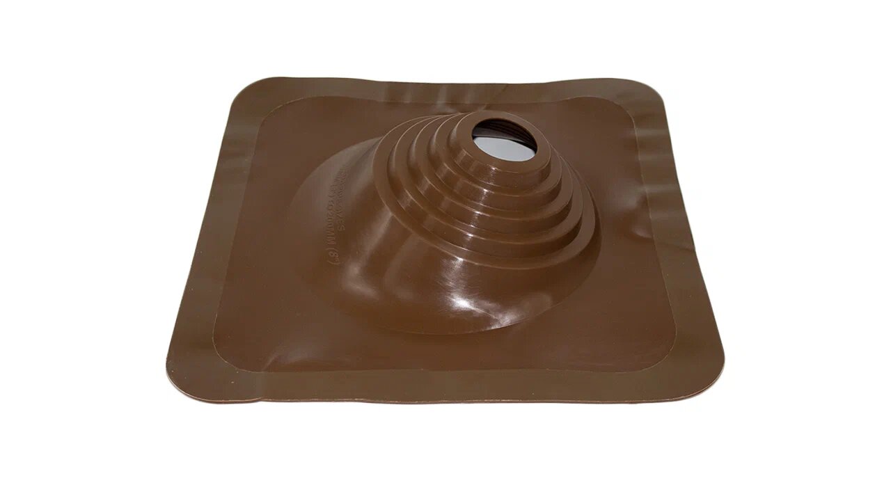 Проходка кровельная №1 угловая D75-200мм фланец 420х420мм силикон BORGE купить в Санкт-Петербурге