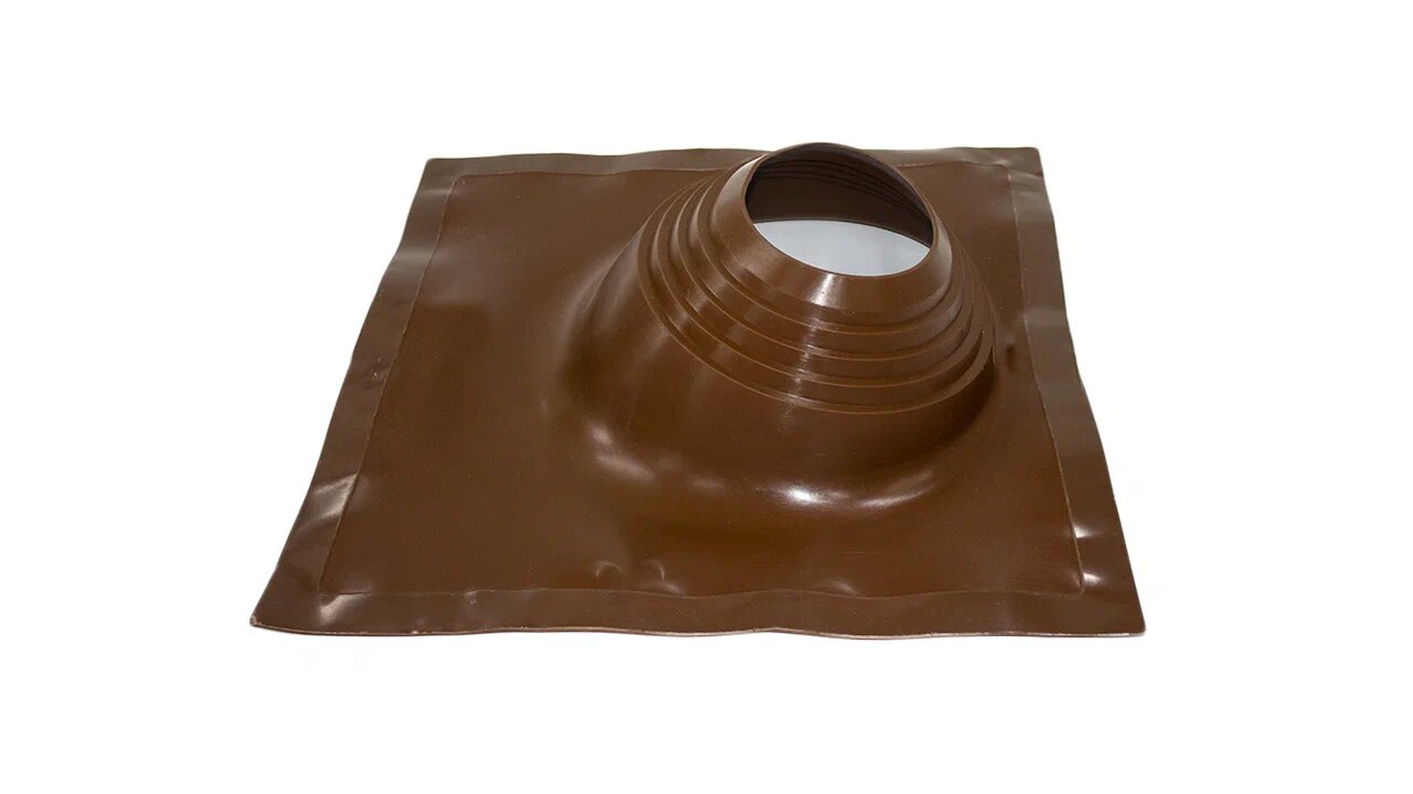 Проходка кровельная №2 угловая D200-320мм фланец 525х525мм силикон BORGE купить в Санкт-Петербурге